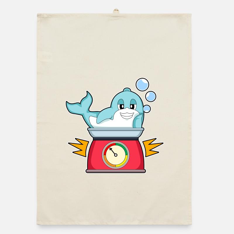 Delfin Kitchen Scale Organic dish towel