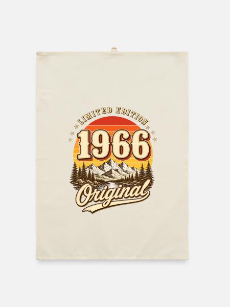 1966 Original Limited Edition 60 Jahre Jubiläum - Organic Geschirrtuch - Natur