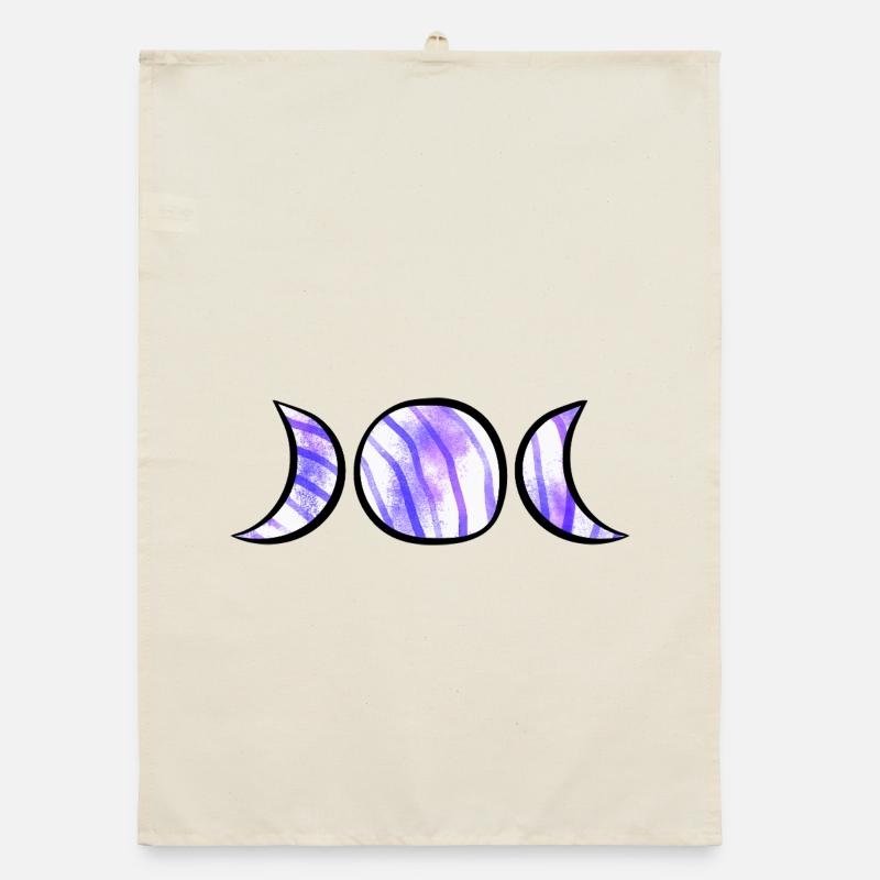 Moon Child Happy Easter Ostara Organic dish towel