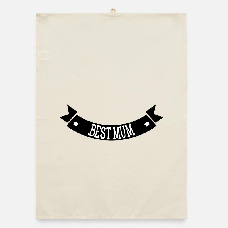 Beste Mama - Muttertag Organic Geschirrtuch