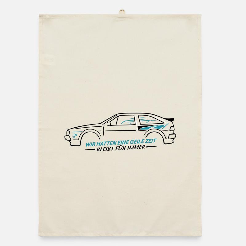 Youngtimer Coupe 90er Retro Tuning Style Classic  Organic Geschirrtuch