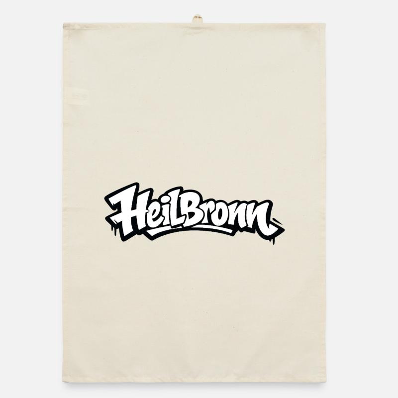 T-shirt du logo graffiti de Heilbronn Torchon bio