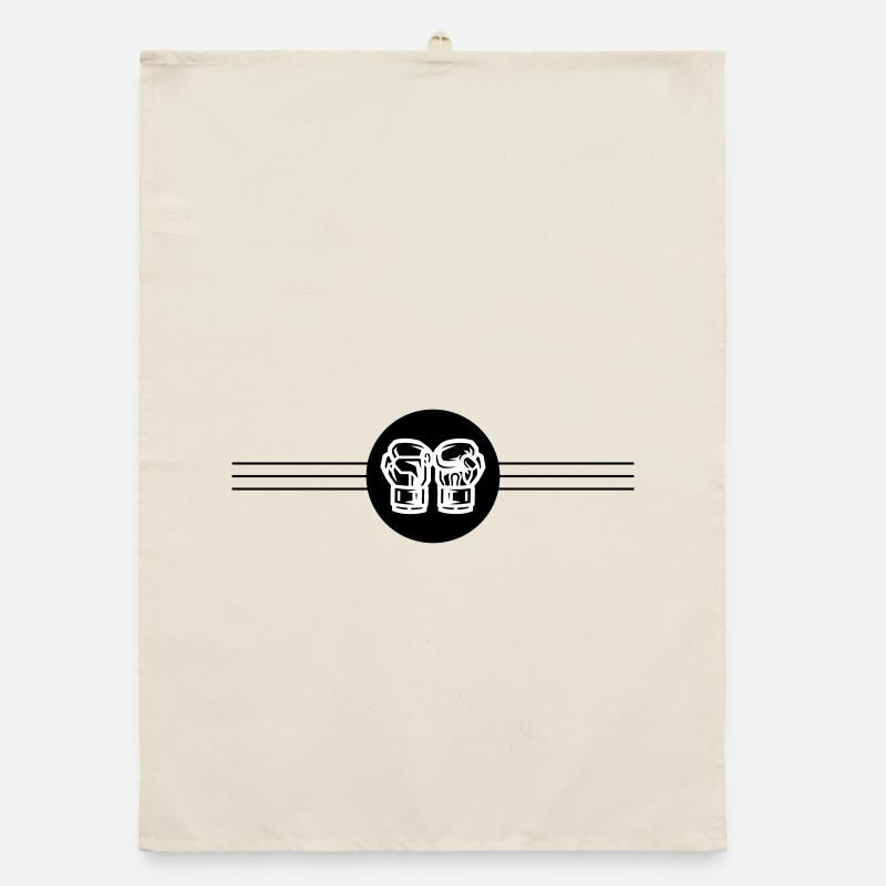 Boxhandschuhe Symbol Organic Geschirrtuch