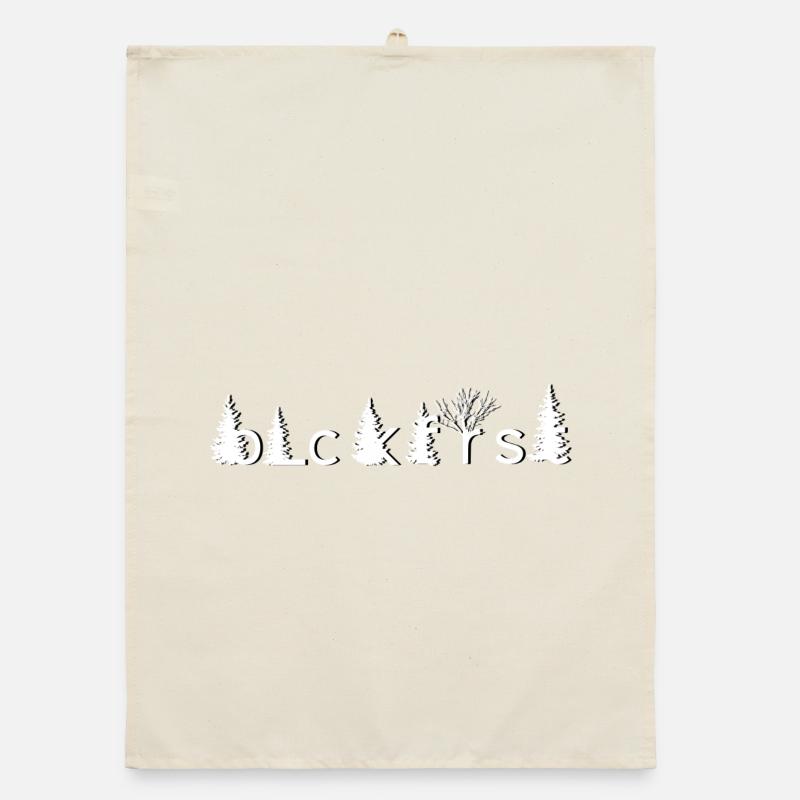 blckfrst white Organic Geschirrtuch