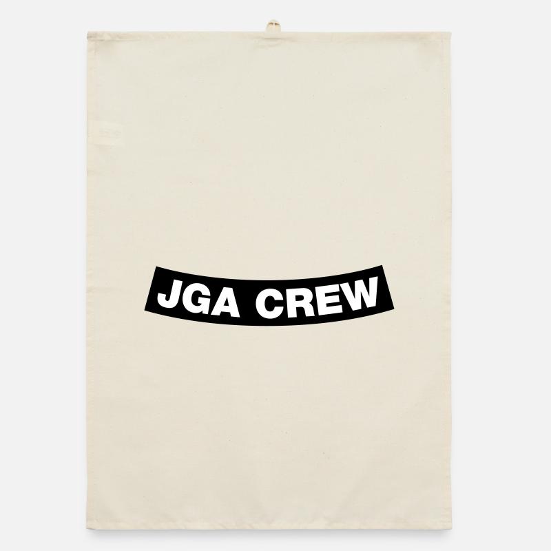 Bachelor Party Crew Element Bottom (MC Rocker Cowl Design) Organic dish towel