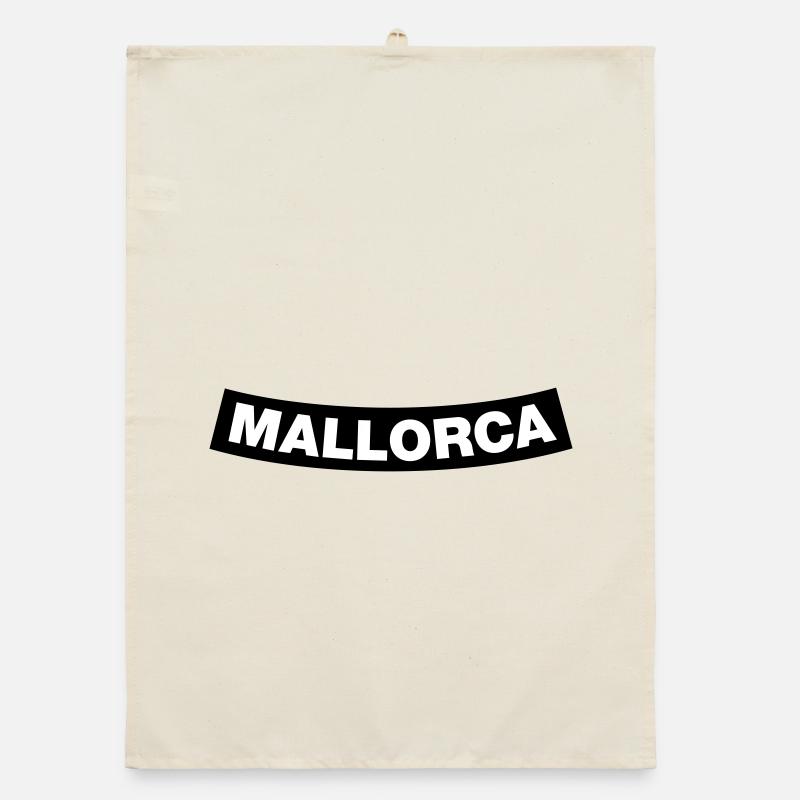 Mallorca Chapter Element (Bachelor Party MC Rocker Design) Organic dish towel