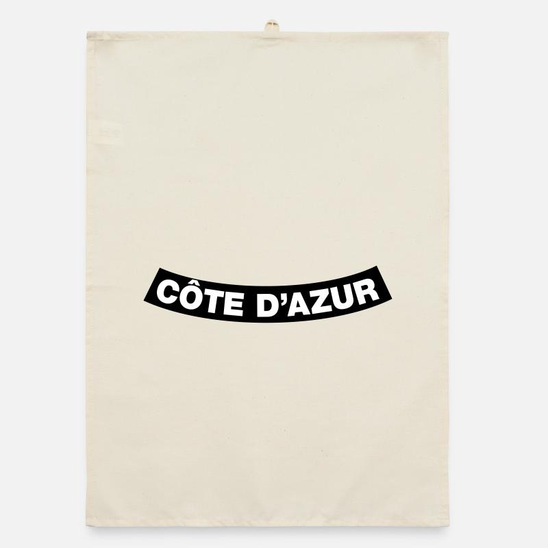 Côte D’Azur Chapter Element (JGA MC-Rocker-Design) Organic Geschirrtuch