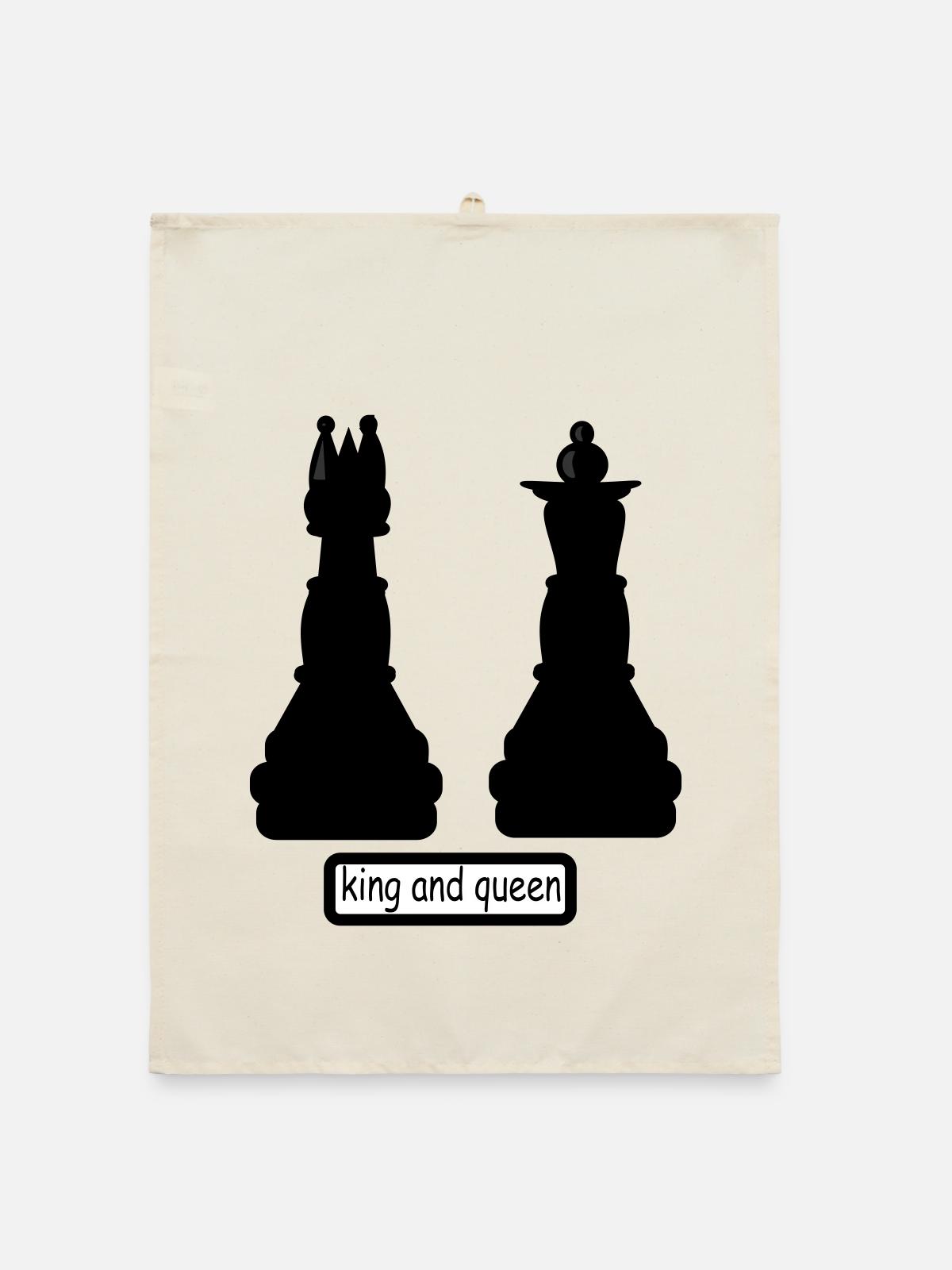 king_and_queen - Torchon bio - nature - Devant