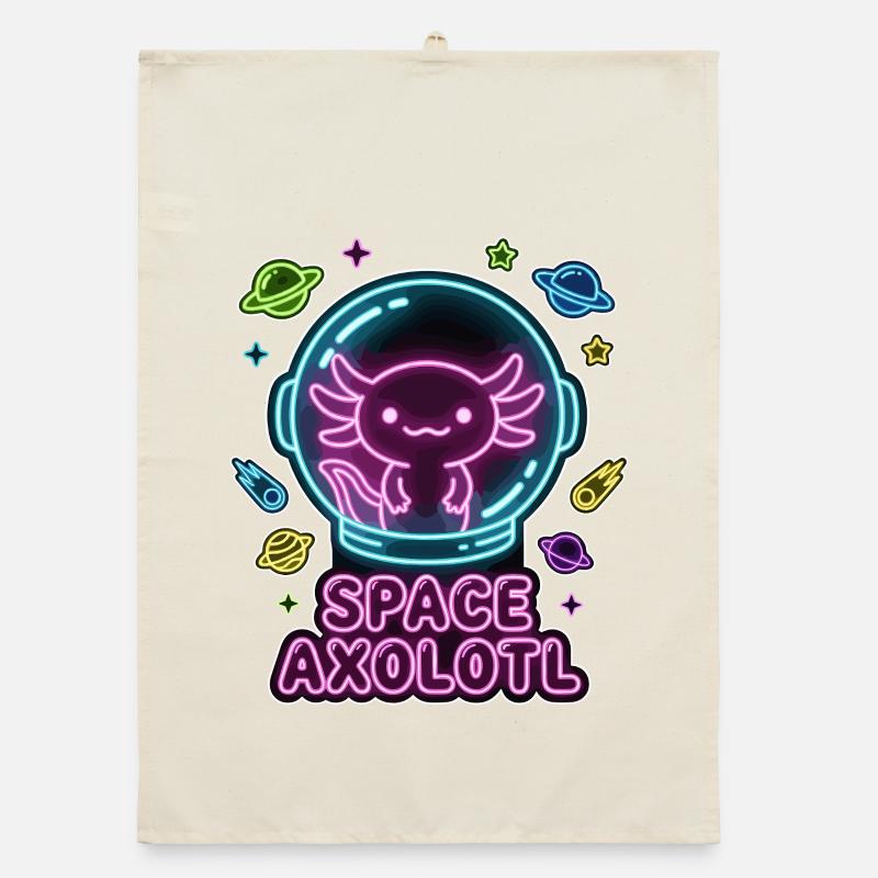 Axolotl de l’espace Torchon bio