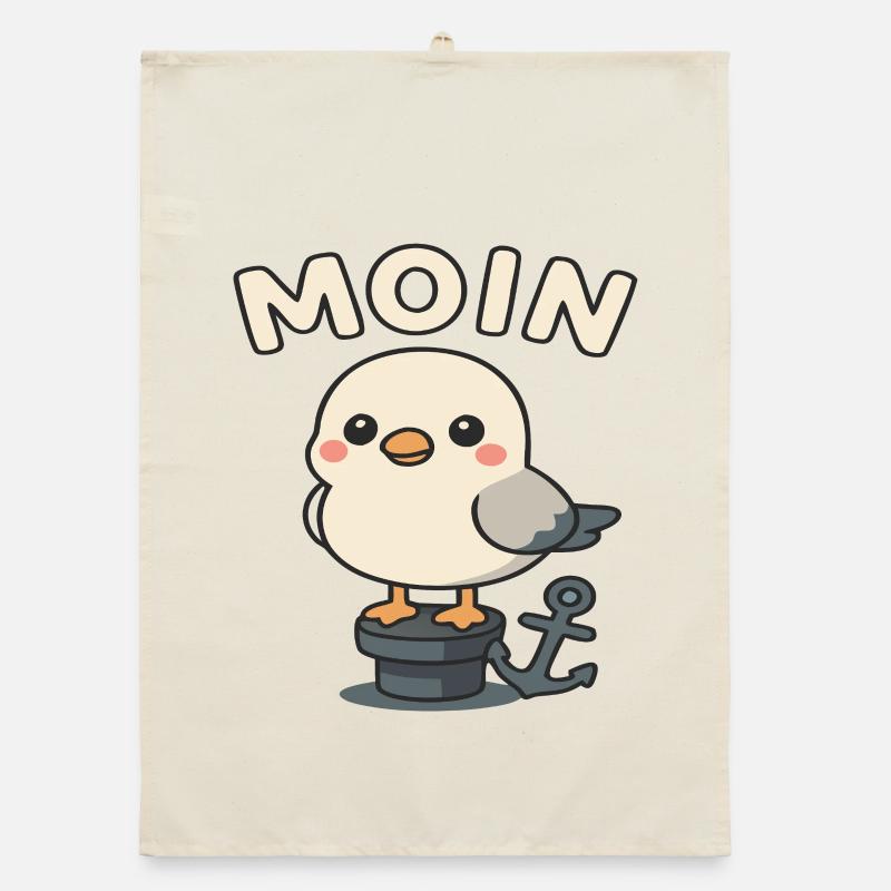 Moin - Seagull Design Organic dish towel