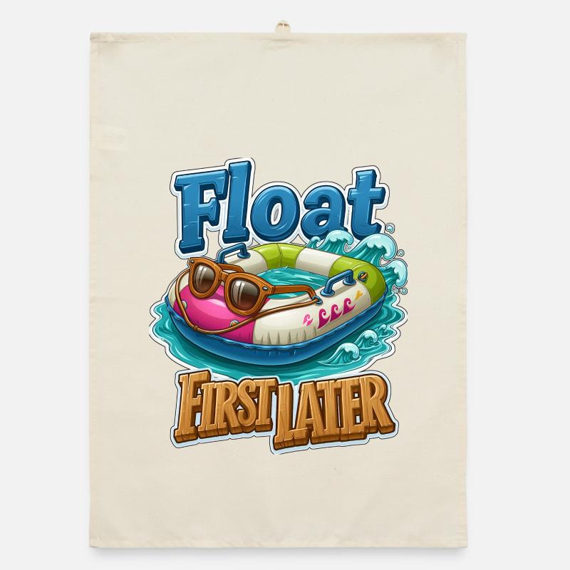 Float First, Later Organic dish towel