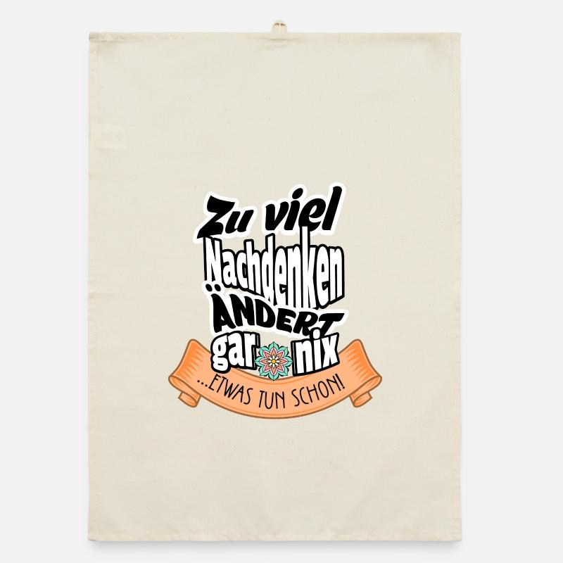 Overthinking Humor – Too Much Thinking Doesn't Help Organic dish towel