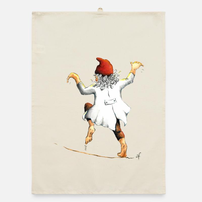 Dwarf Dr. Ciro - The Dancing Gnome Organic dish towel