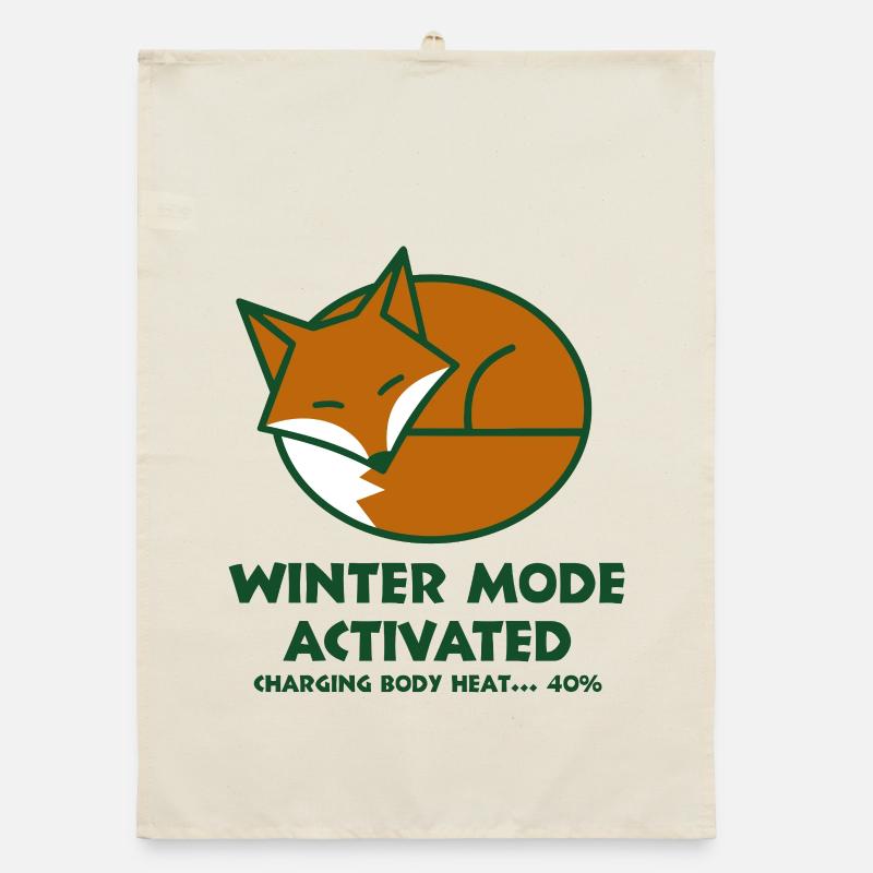 Winterfuchs aktiviert Organic Geschirrtuch