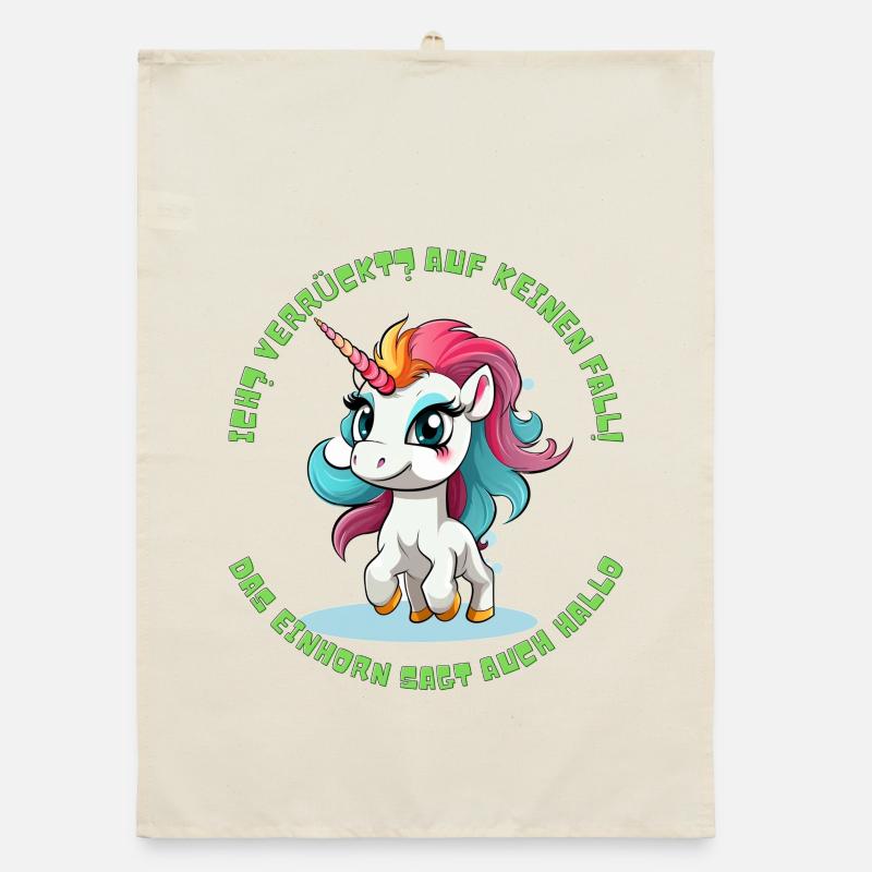 Dicton Licorne mignon Torchon bio