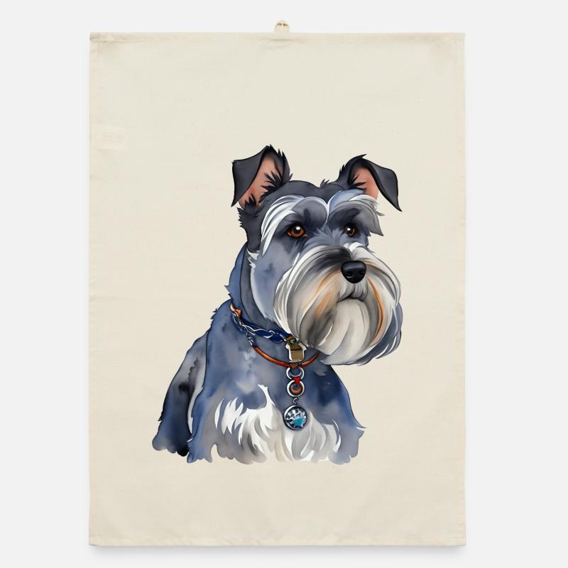 Schnauzer Organic dish towel