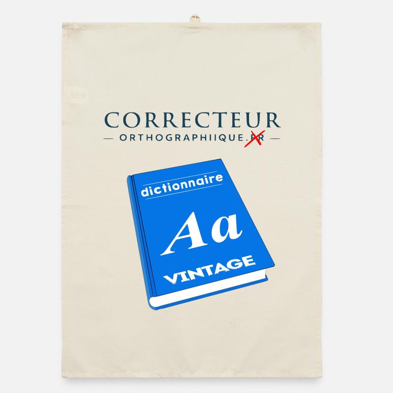 Spell checker Organic dish towel