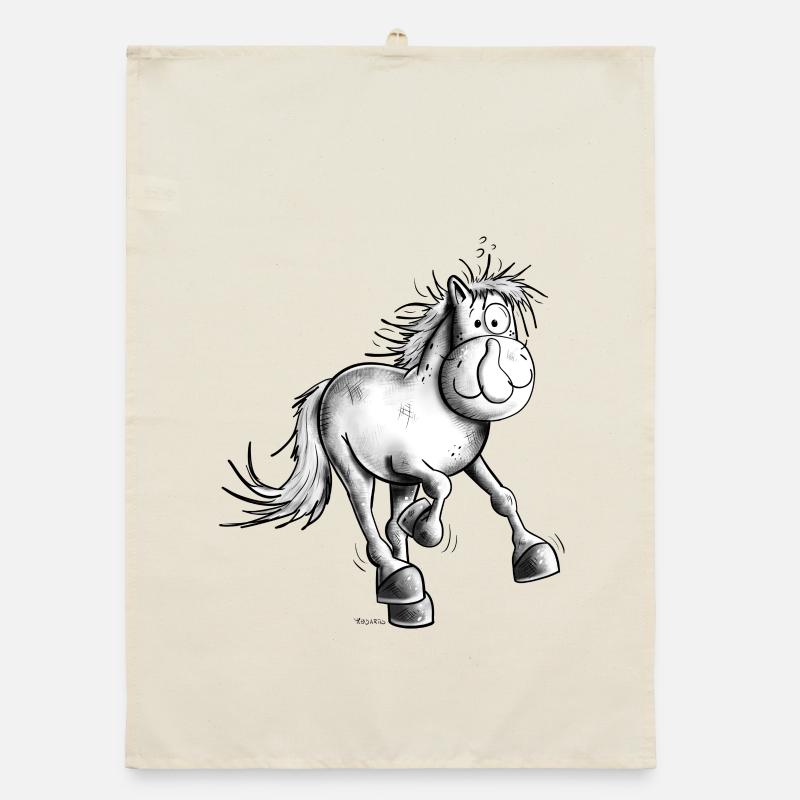 Flottes Pferdchen Organic Geschirrtuch