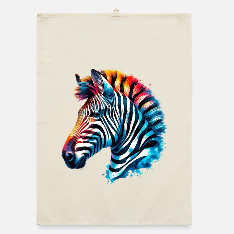 Zebra - Organic Geschirrtuch - Natur