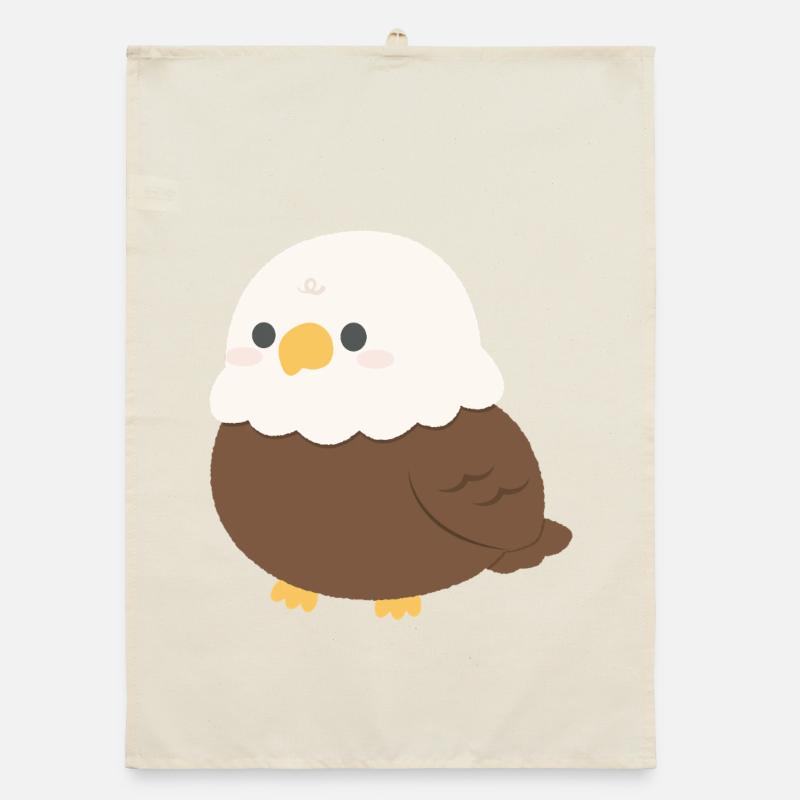 Bald Eagle Organic dish towel