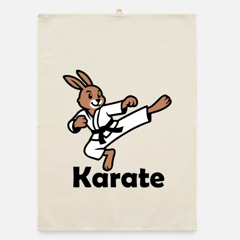 Karate Rabbit Organic dish towel