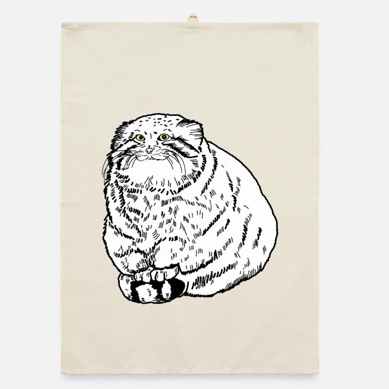 Dicke Katze Organic Geschirrtuch