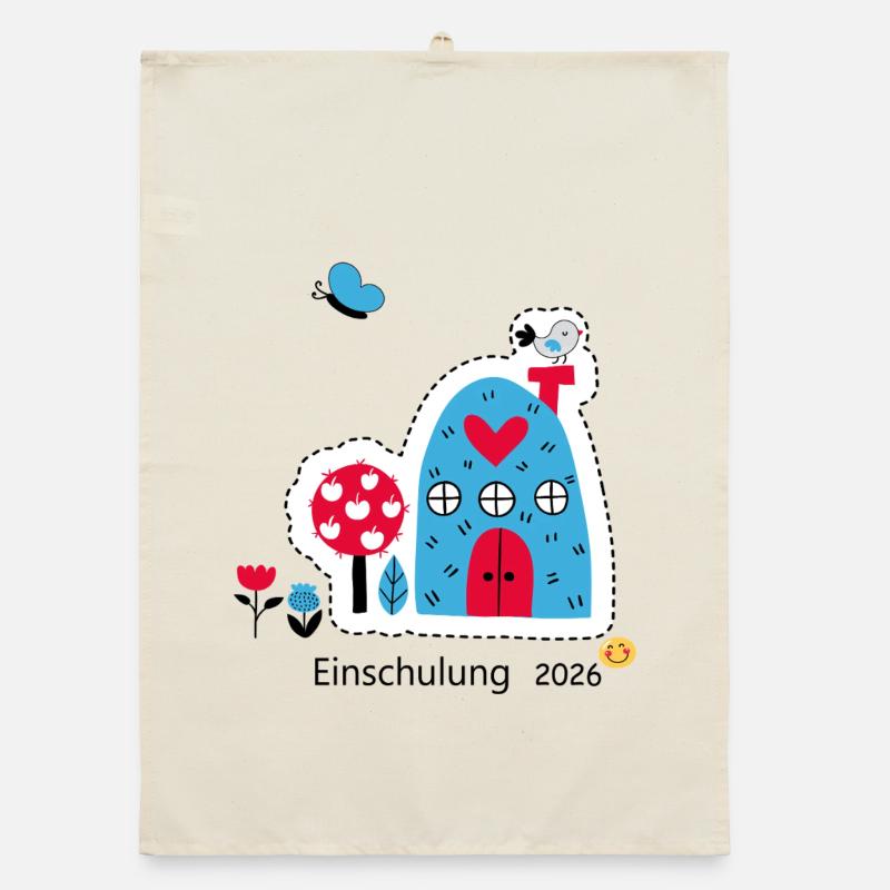 Einschulung 2026  Organic Geschirrtuch