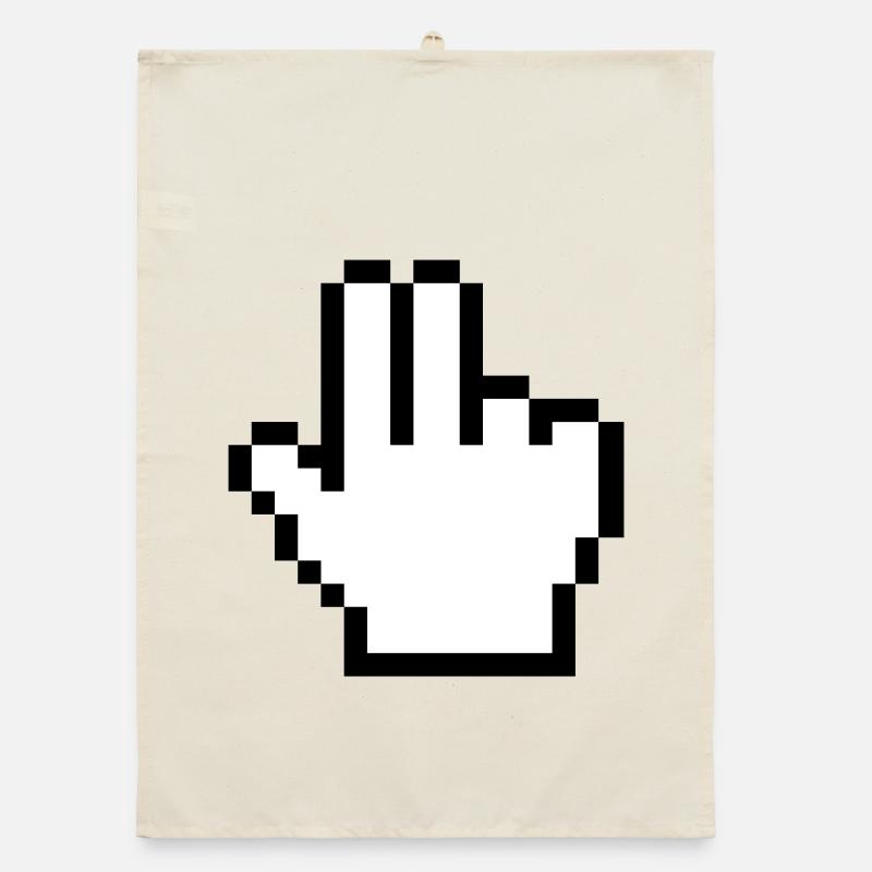 Maushand 2 Finger Organic Geschirrtuch