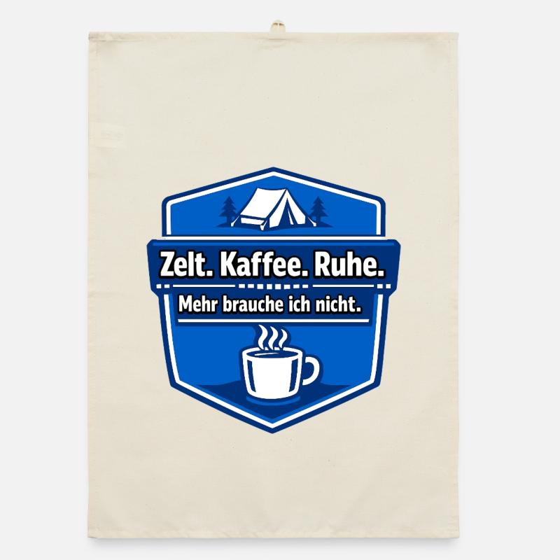 Camping Motorhome Saying Organic dish towel
