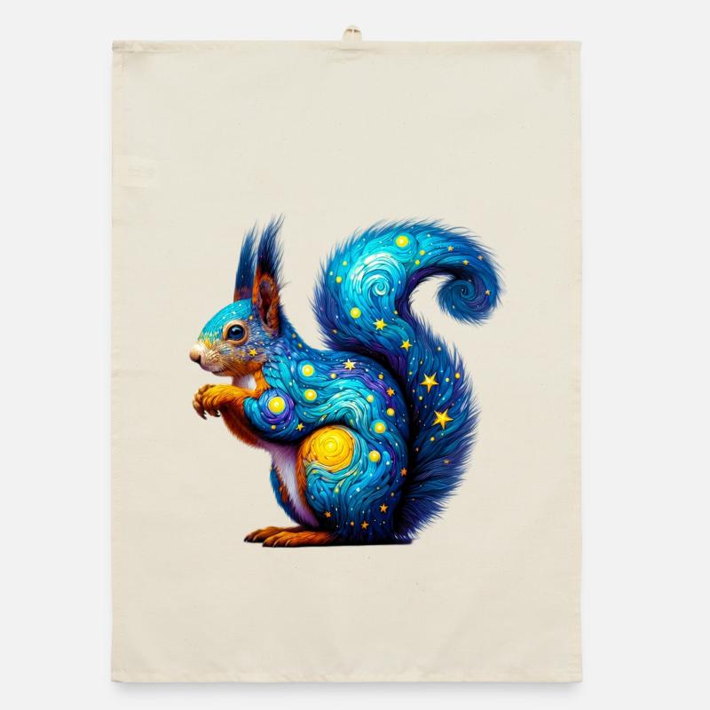 Squirrel Organic dish towel