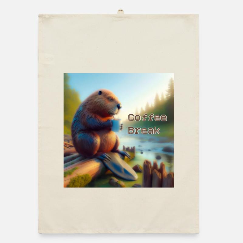 Pause-café castor Torchon bio