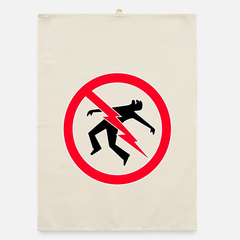 Lightning  Warning Organic dish towel