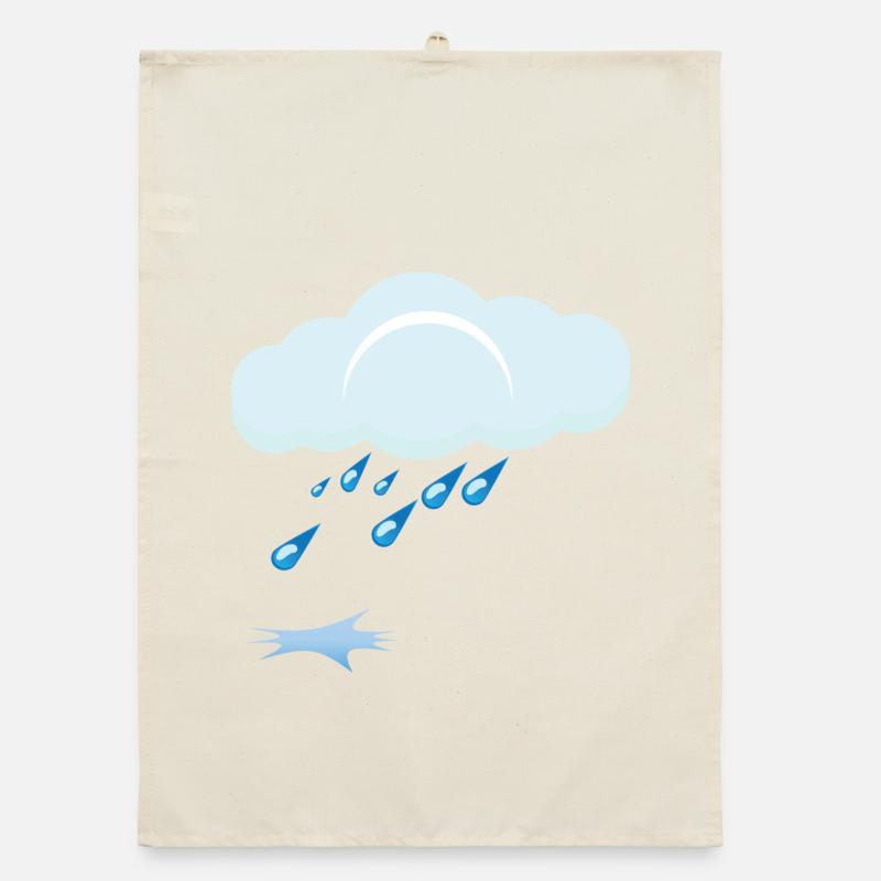 Regen - Organic Geschirrtuch - Natur