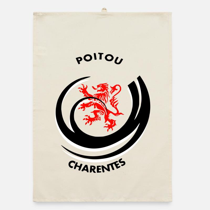 Emblème Poitou Charentes Torchon bio
