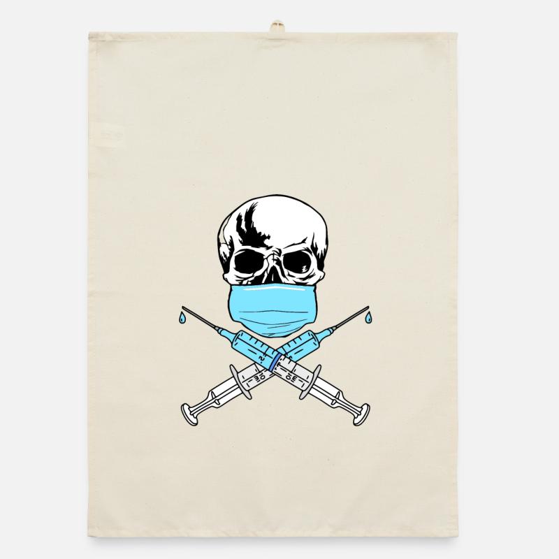 Schädelimpfstoff Organic Geschirrtuch