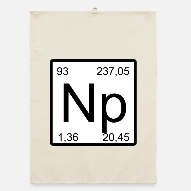 Neptunium Elementar Minimalkunst Organic Geschirrtuch