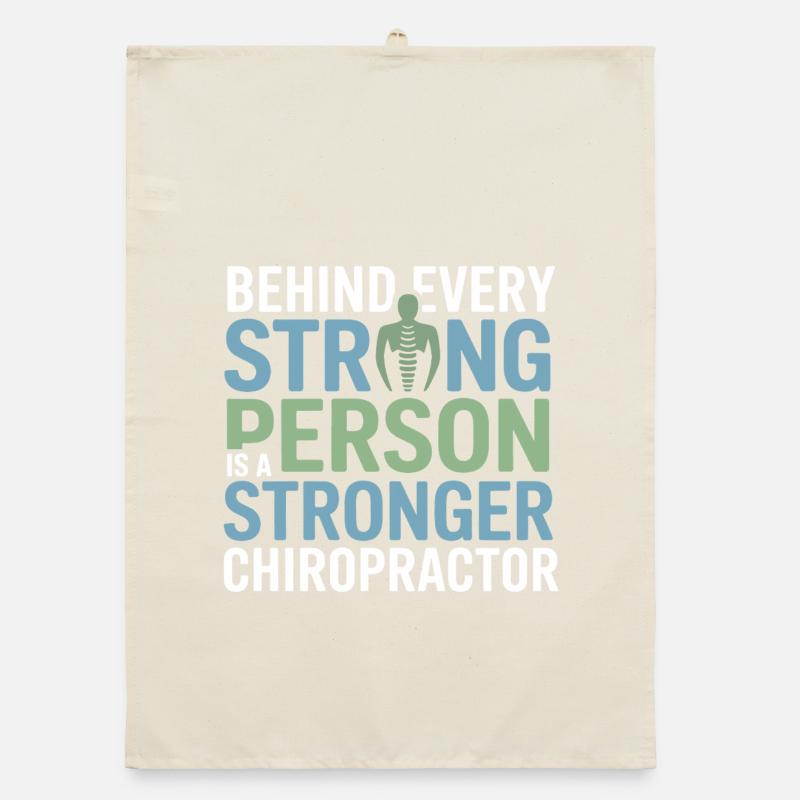 Licensed DC Professional Spinal Integrity Apparel Organic dish towel