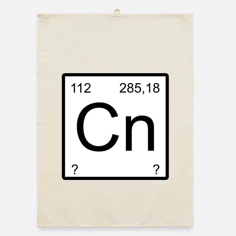 Copernicium Element Block Tee Organic Geschirrtuch