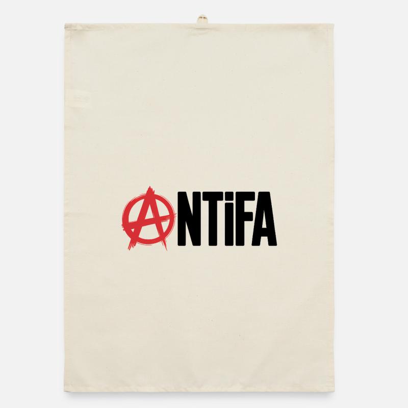 Anarchy Antifa - Antifascistes Tee Torchon bio