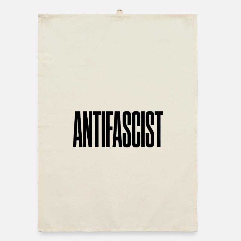 Antifascist - Antifa Tee Organic dish towel