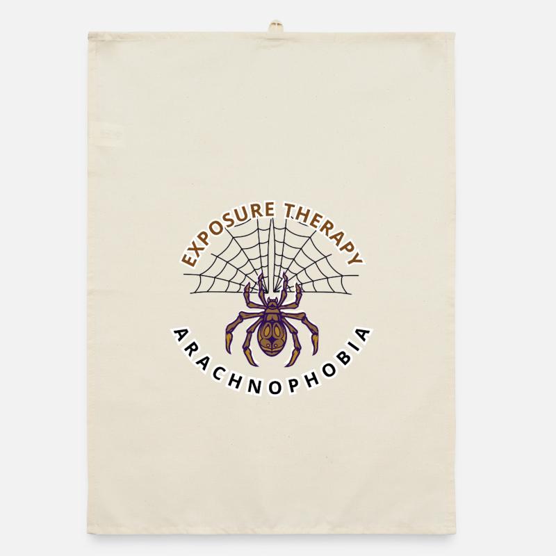 Arachnophobie Organic Geschirrtuch