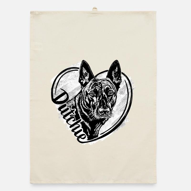 Dutch Shepherd -Dutchie  Organic dish towel