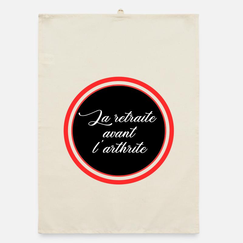 Retirement before arthritis Organic dish towel