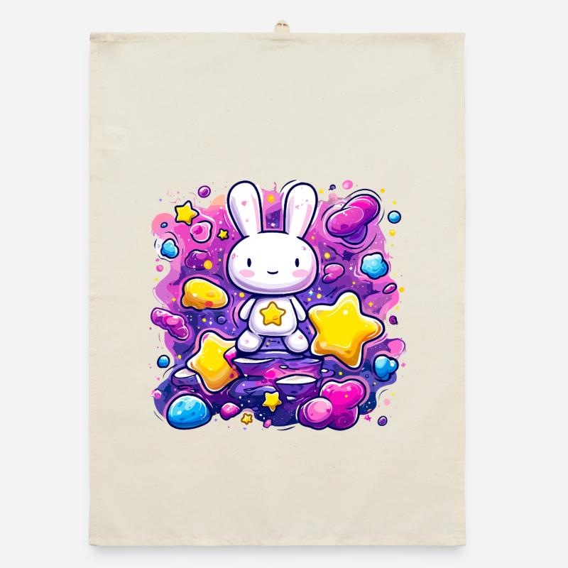 Lapin Étoile de l’Espace Torchon bio