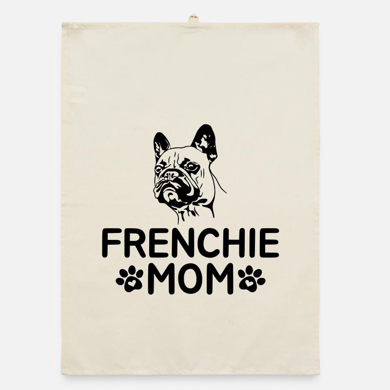 Frenchie Mom Organic dish towel