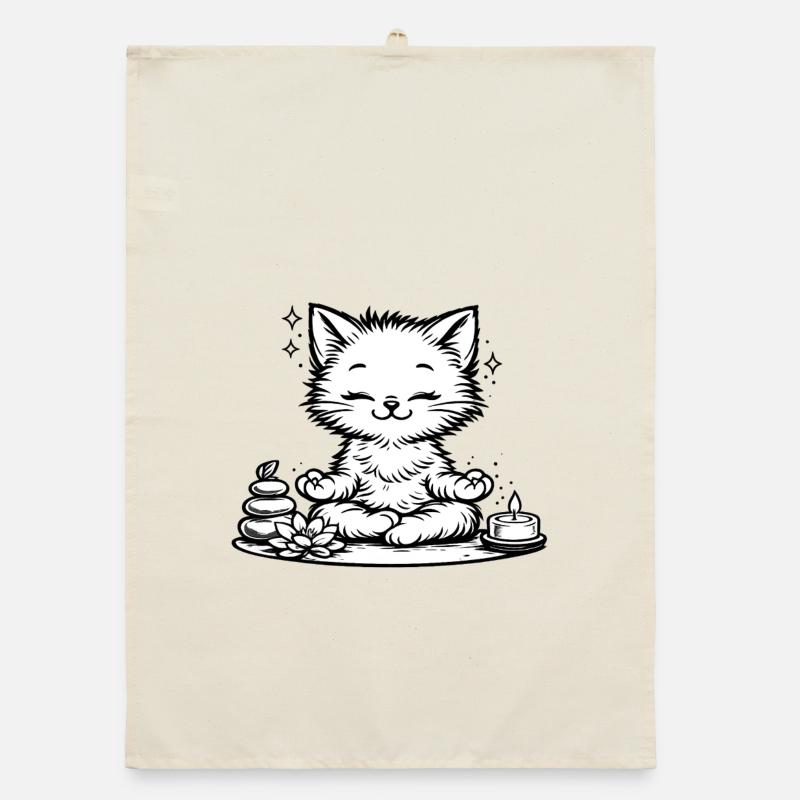 Zen Kitten Strofinaccio da cucina ecologico