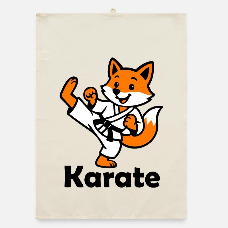Karate Fox Organic dish towel