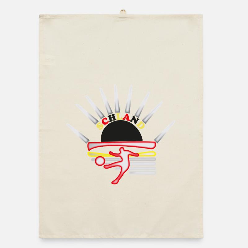 Sonnenkick Logo Organic Geschirrtuch