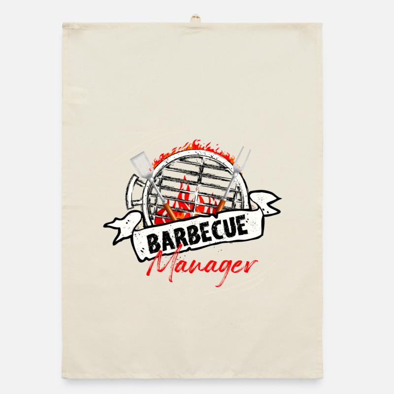 Barbecue Manager Organic dish towel