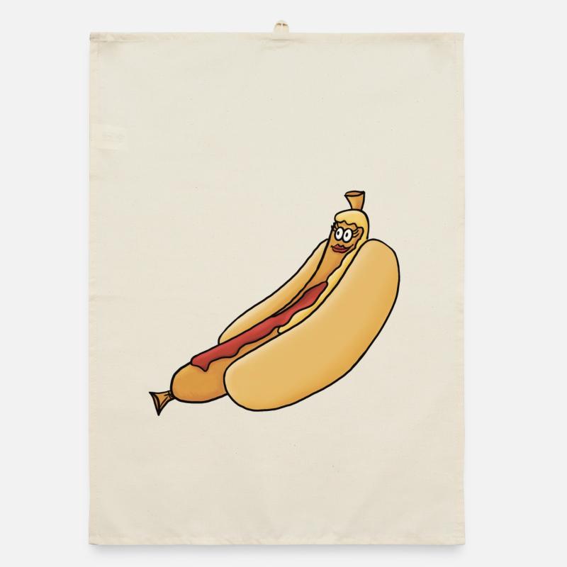 Bockwurst détendu en chignon Torchon bio